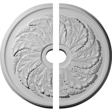 Sellek Ceiling Medallion, Two Piece (Fits Canopies Up To 9), 42 1/8OD X 6ID X 1 7/8P